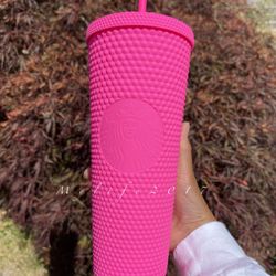 Starbucks Barbie Pink China Studded Tumbler