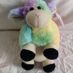Peek-a-boo Rainbow Sheep Plush