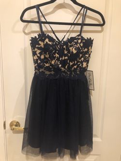 Navy blue dress size 0