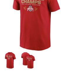Nike Adult 2024-25 National Champions Ohio State Buckeyes Parade T-Shirt