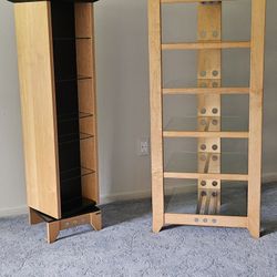 6-Shelf Audio Rack + Media Tower