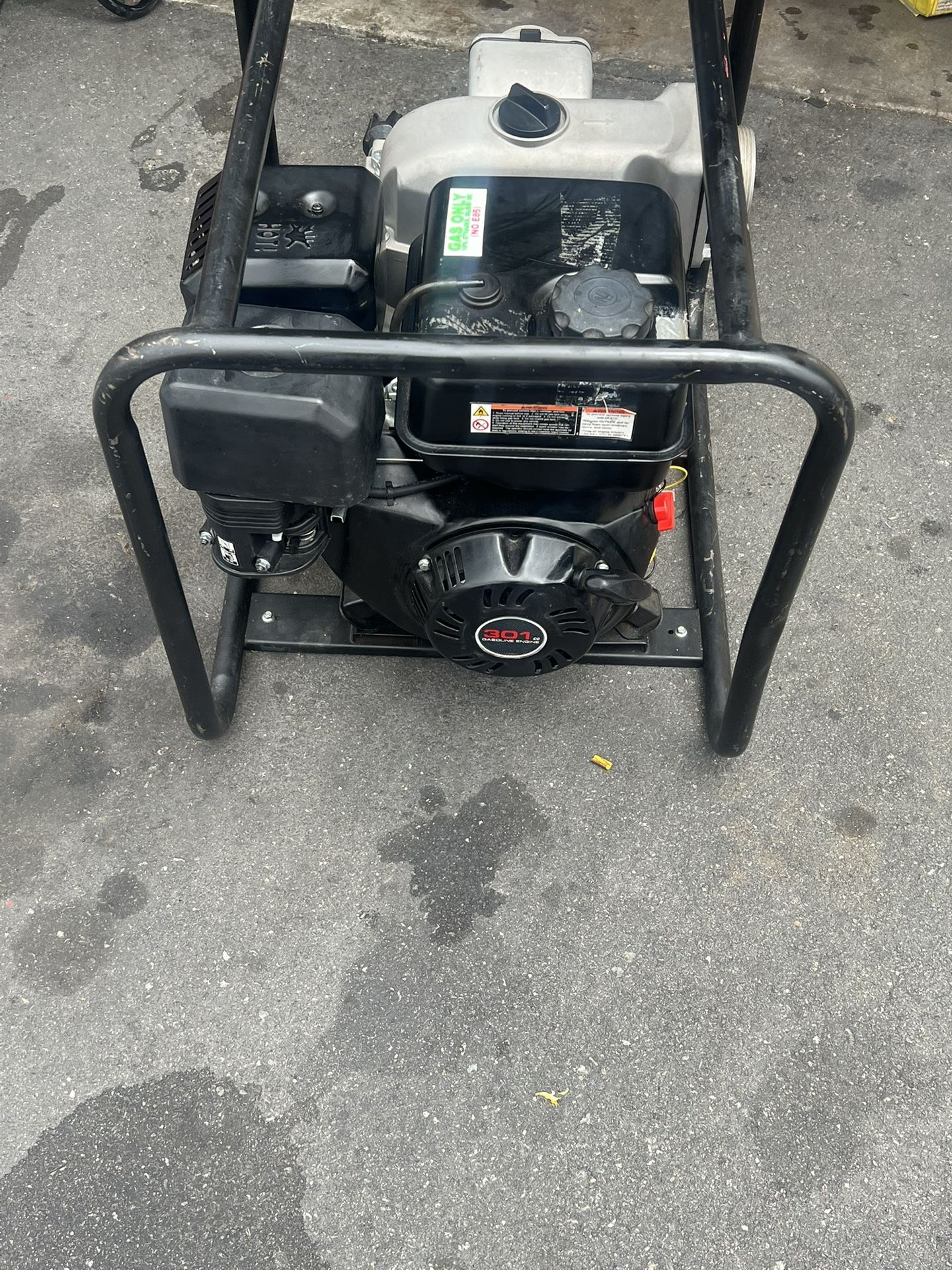 3 in. 301cc Gasoline Engine Full-Trash Water Pump - 23,000 GPH