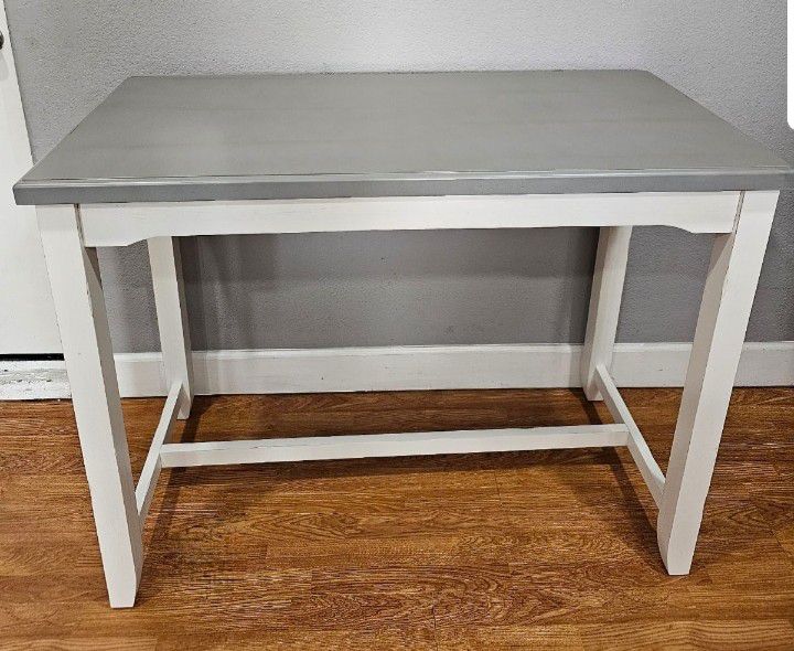 White Table Wood Counter Height Side Table Clarion
Vintage Table