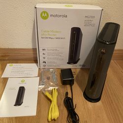 Motorola 8x4 Cable Modem+ N450 WiFi Router MG7315