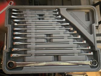 GearWrench XL GearBox metric wrench set