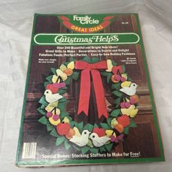 Lot of 8 Family Circle Great Ideas Christmas Helps Magazine