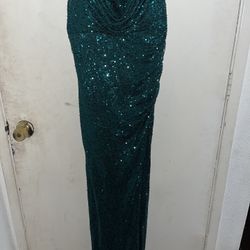 Green Sequin Dress