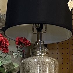 Lamp With Black Shade