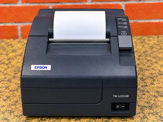 Epson TM-U220B POS Kitchen Receipt Printer – Good Condition