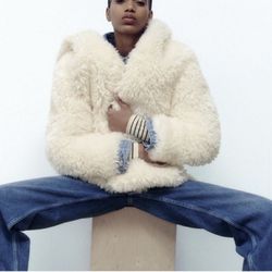Zara Flux Fur Jacket 