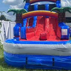 reggae single lane slide (28ftx16ftx15ft)
 $2,2500 /