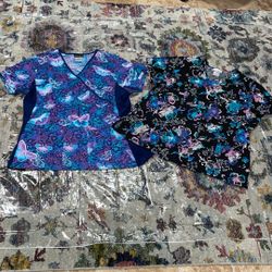 Scrub Tops In Xlg