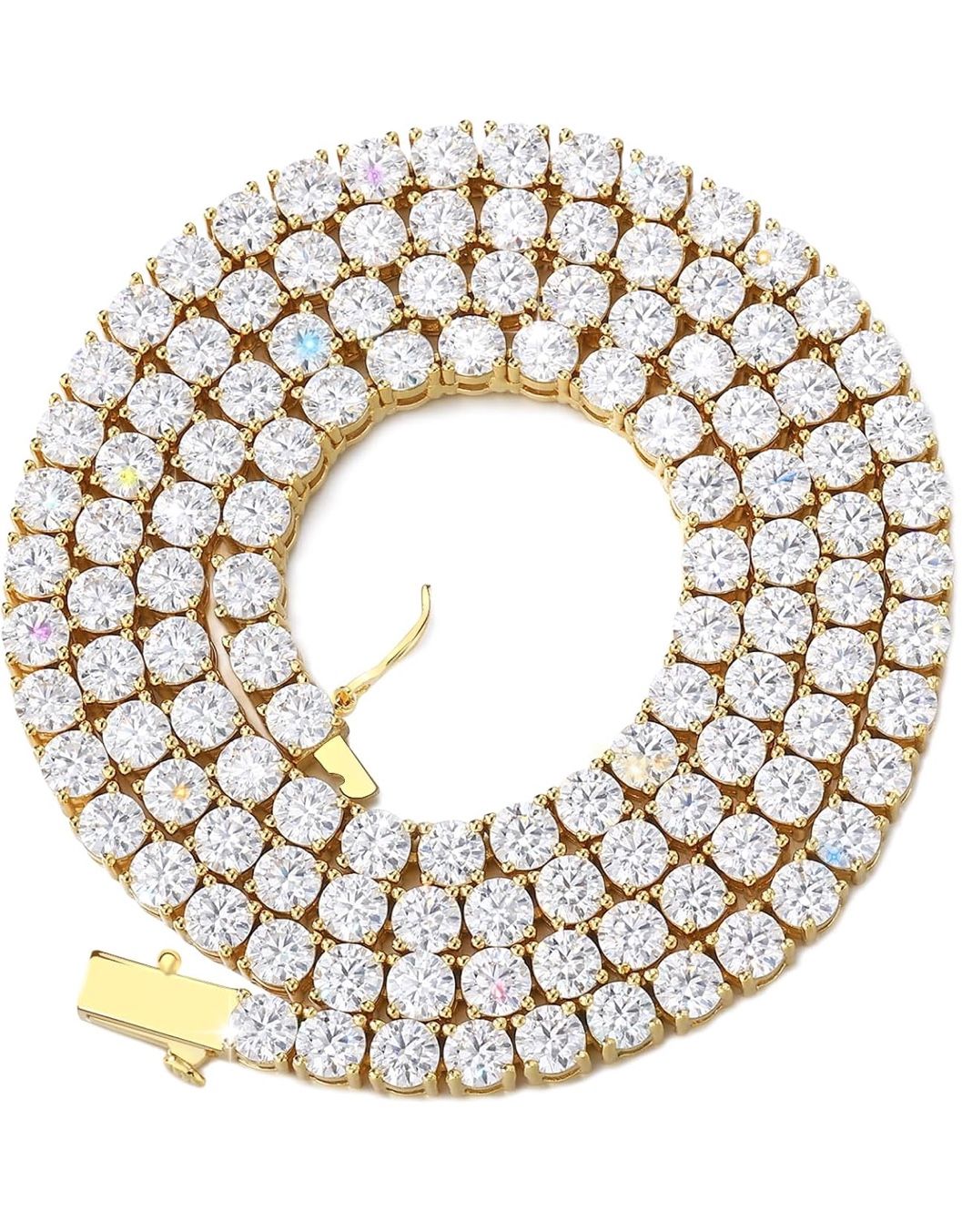[SALE] CZ Tennis Chain - 20”  5mm 18K Gold Plated 