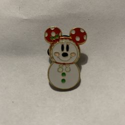 Disney Trading Pin - Minnie Mouse Snowman