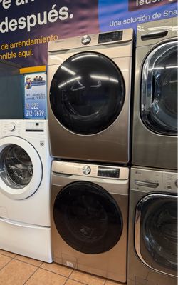 Samsung front-load set 7.5 cu