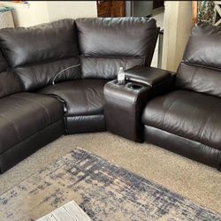 Leather Couch 