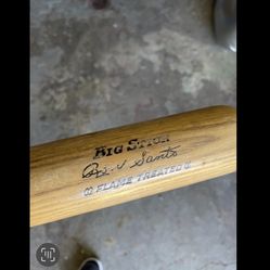 Official Adirondack Big Stick Flame Treated Ron Santo Baseball Bat Classic Vinta