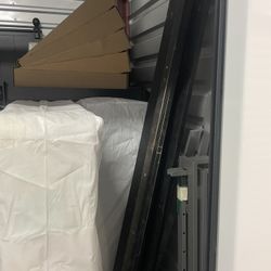 Queen Bed, Box Spring, Headboard , Bed frame 