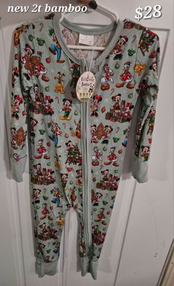 New 2t christmas bamboo zippy