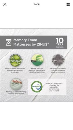 Spa Sensation by Zinus 8 inches queen Mattress