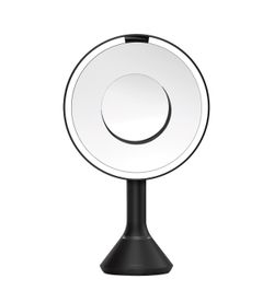 simplehuman 8" Round LED Sensor Mirror with 5x and 10x Magnification