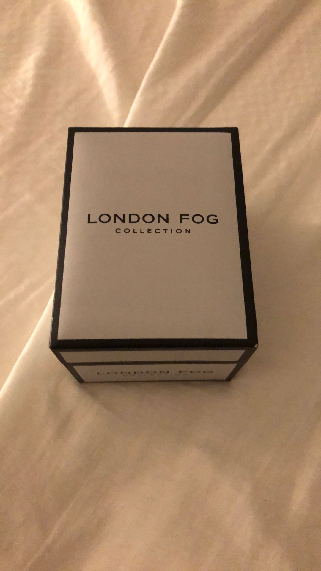 London Fog Nevil Leather Dial Watch