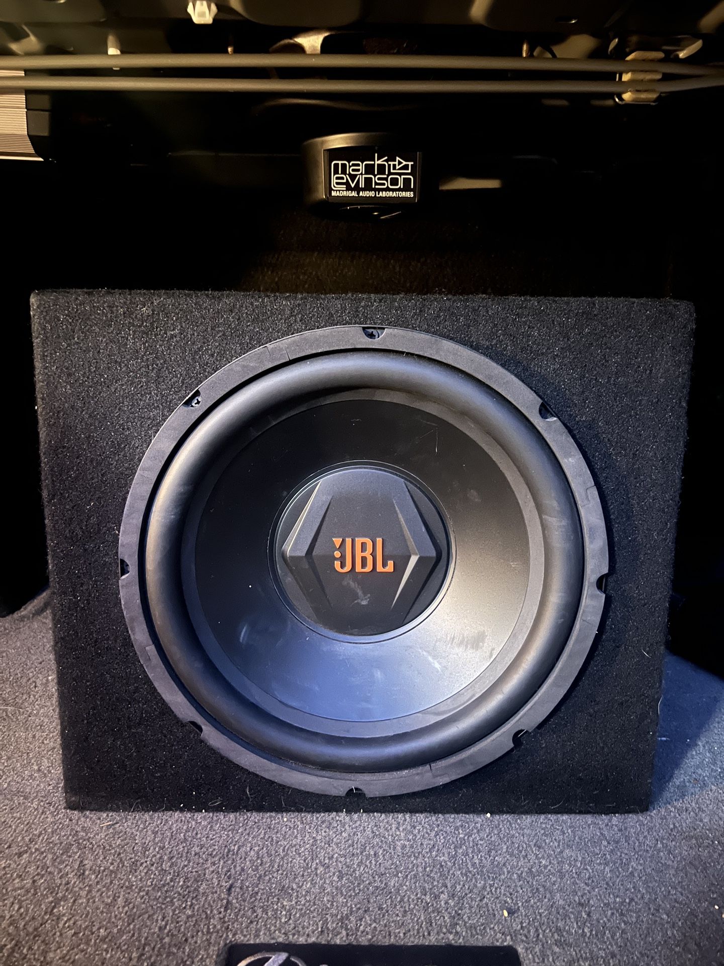 JBL - CX Series 12" Single-Voice-Coil 4-Ohm Subwoofer - Black CX1200