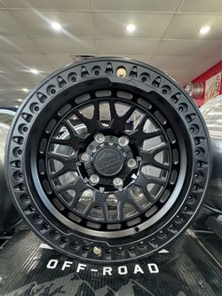 17x9 invader lock off road matte black forged 6x 139.7      0 offset