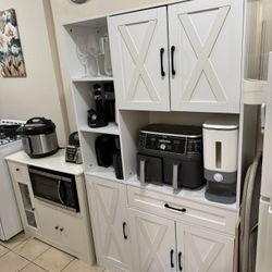 Kitchen Pantry Storage Cabinet 