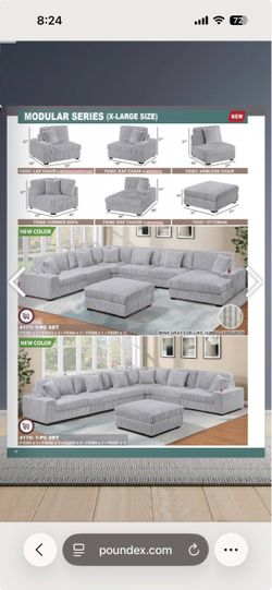 Modular Series X-Large Sectional Sofa Set