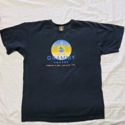 Official Usher / Event Staff T-Shirt 2005 47th Grammy Awards Black Size L UNISEX