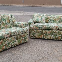 Patio Couch And Loveseat