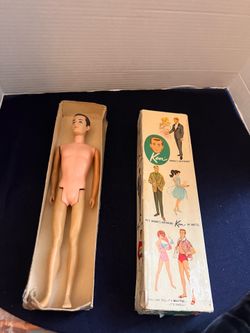 1960 Ken doll and box