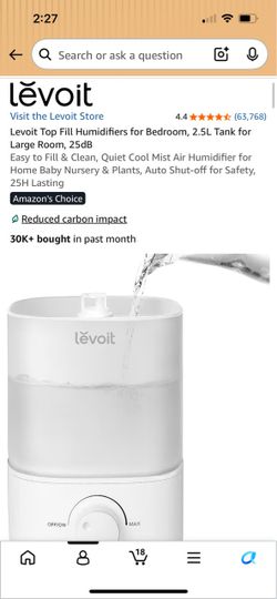Humidifier levoit