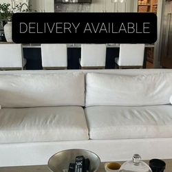 White Cloud Dupe Loveseat Restoration Hardware Style