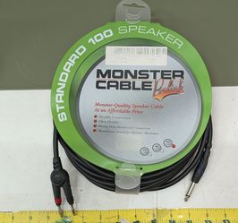 New 50-ft monster cable pro link monster quality speaker cable.