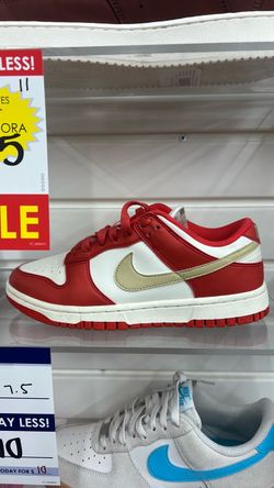 Nike Dunk Low Red White Gold Sneaker
