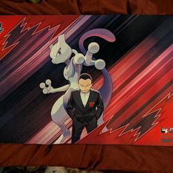 Giovanni Mewtwo Regional Playmat