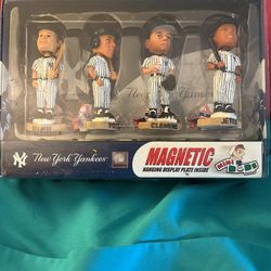 New York Yankees Giambi, Posada, Clemens, and Jeter Bobble Heads
