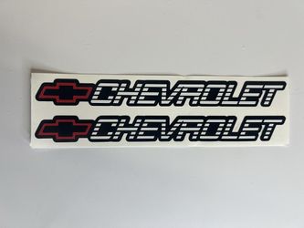 Chevrolet Vinyl Sticker