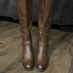 Dr Scholl’s Women's Prairie Block Heel Knee High Boot Size 8