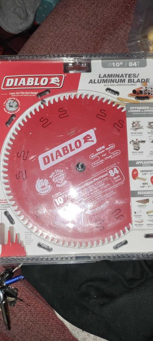 Table Saw Blades 84& 90 Tooth 10"