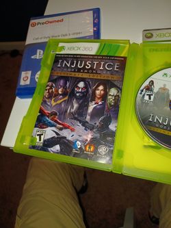 Injustice God Amung Us Ultimate Edtion Comes With All Unlocked Skins And The 5 Dlc Characters Good Condition 