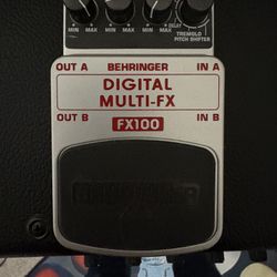 Behringer FX100 Guitar Effects Pedal