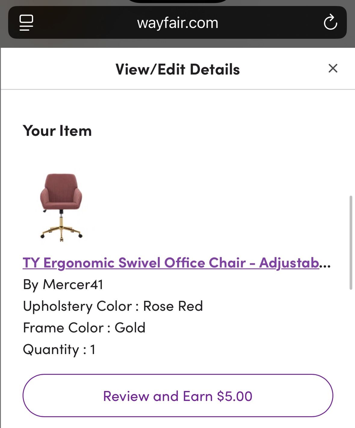 Brand New: Mercer41 Ergonomic Chair