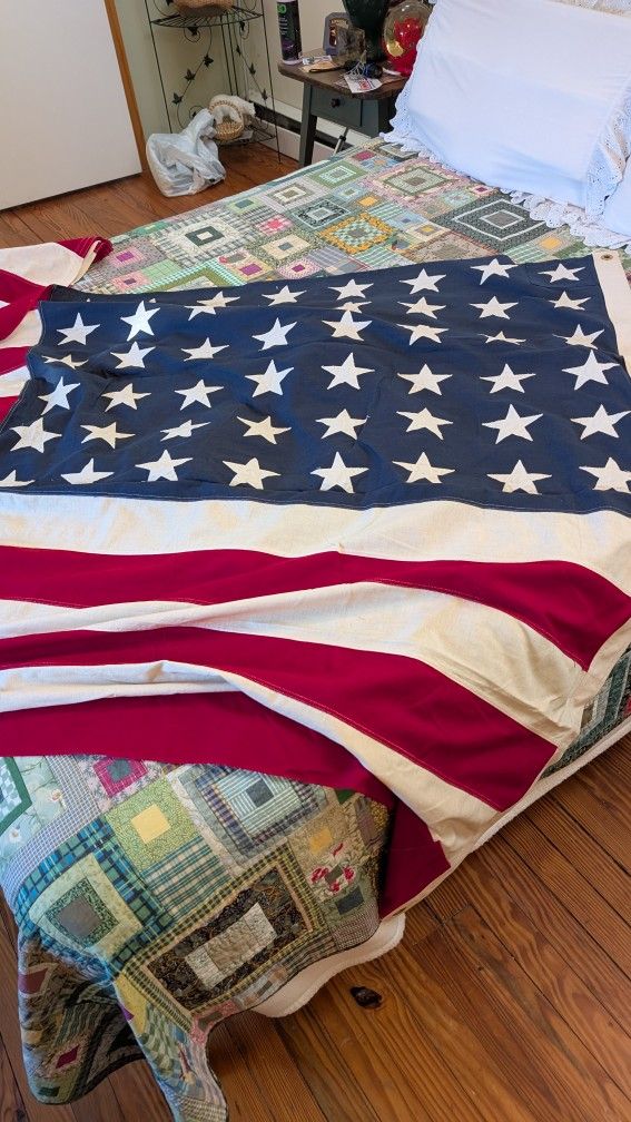 5x9. 5 American 48 Star Flag Valley Forge Co