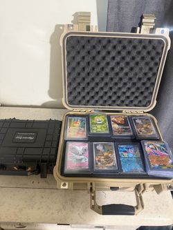 Pokémon cards with cases offer