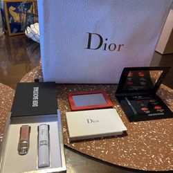 3 pc Christian Dior makeup set (New)