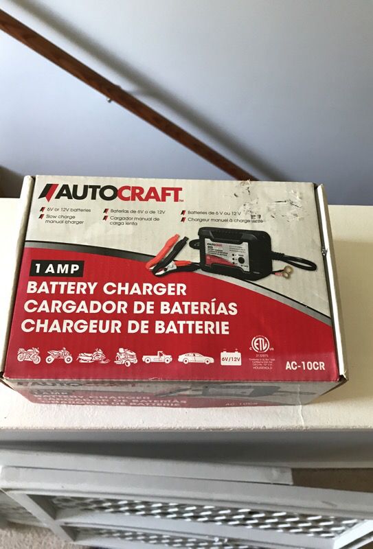 AutoCraft 1 Amp 6/12-Volt Trickle Charger - AC-10CR for Sale in  Chesterfield, VA - OfferUp