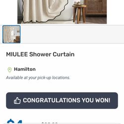 MIULEE Shower Curtain